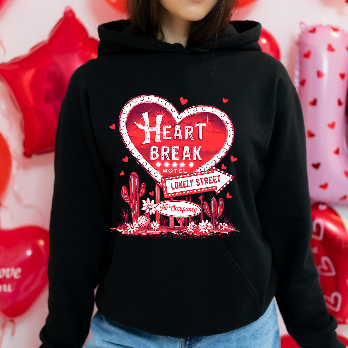Heartbreak Motel Red Hoodie