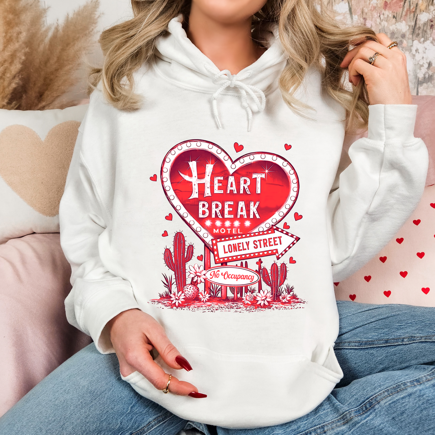 Heartbreak Motel Red Hoodie