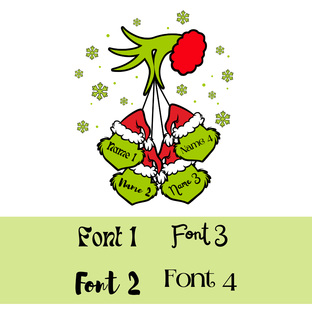 Custom 'Mawmaw' Grinchy Themed Sweatshirt