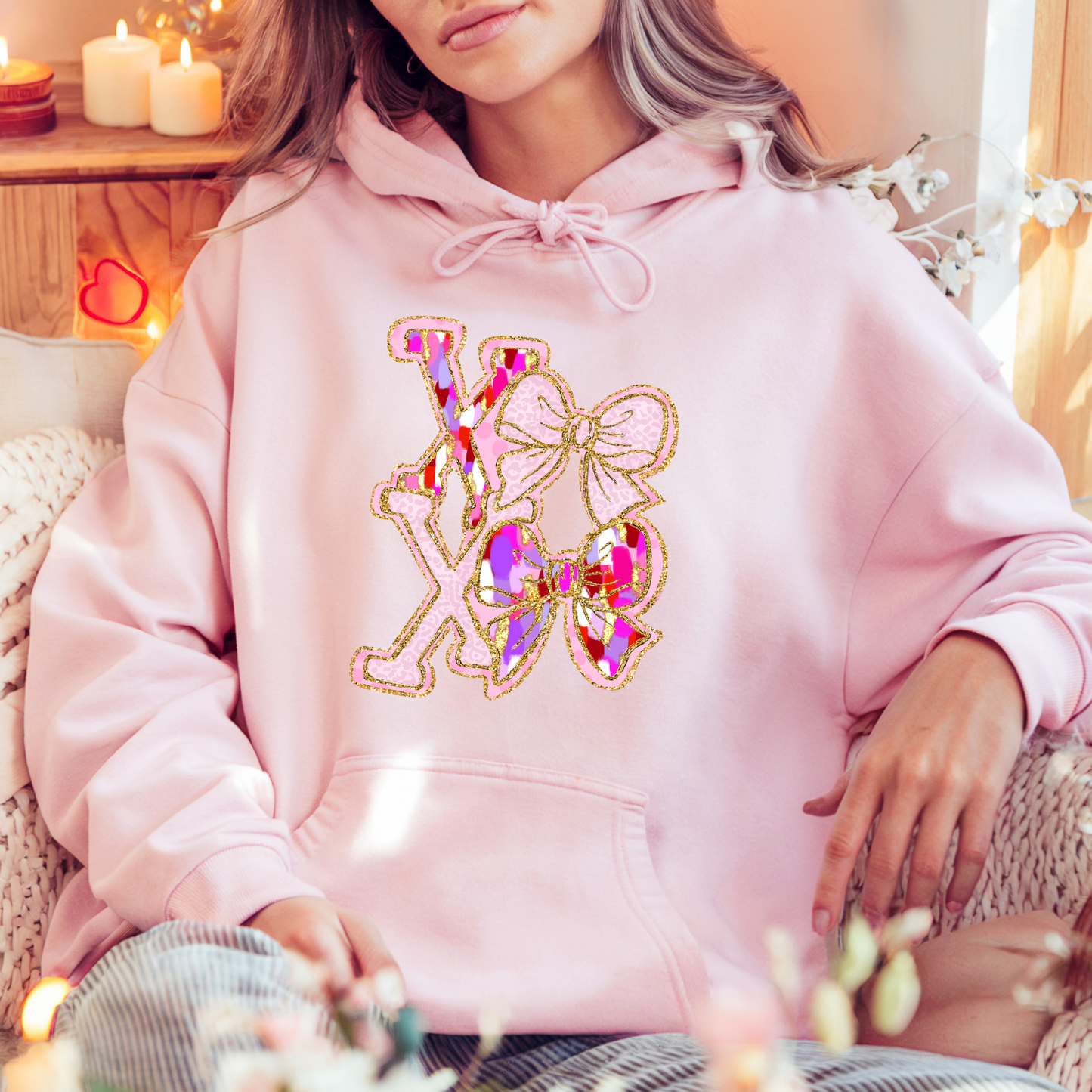 XOXO Bow Hoodie