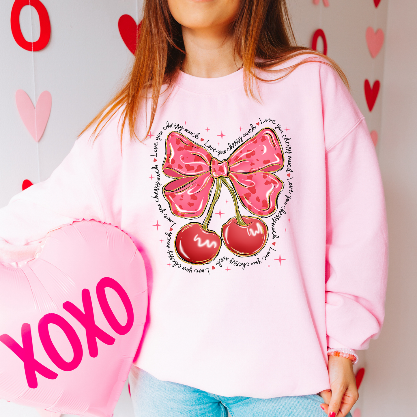I Love You Cherry Much Sweatshirt