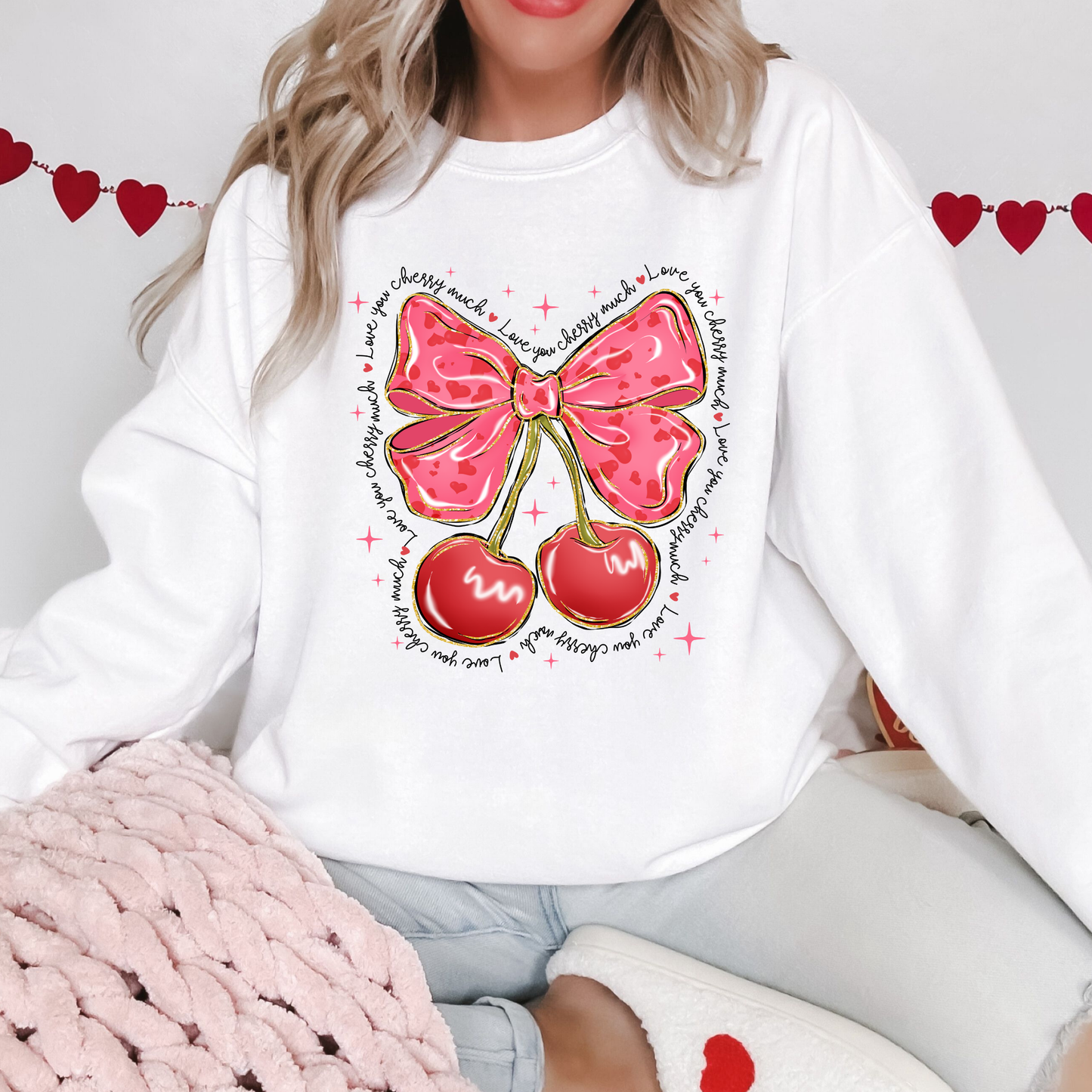 I Love You Cherry Much Sweatshirt