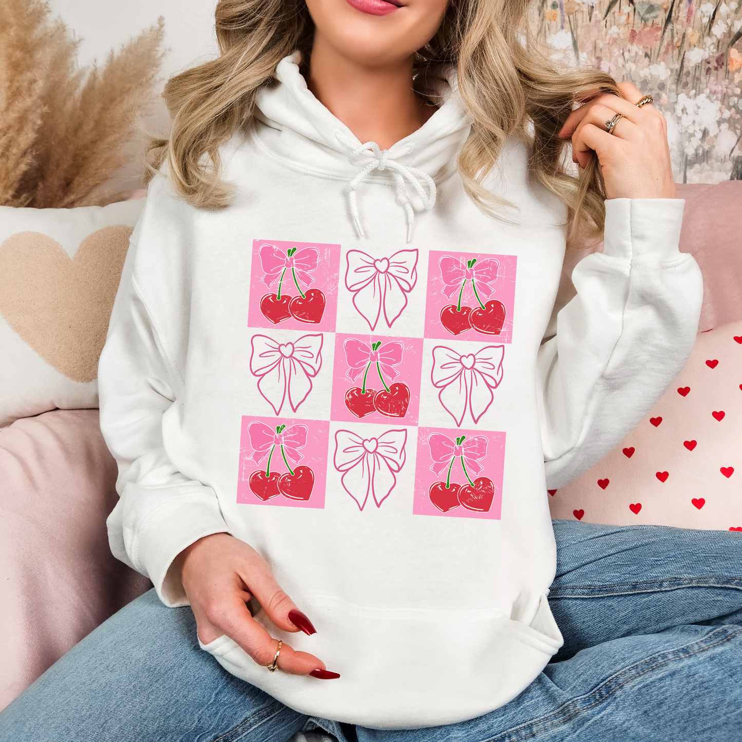 Sweet Cherries & Bows Hoodie