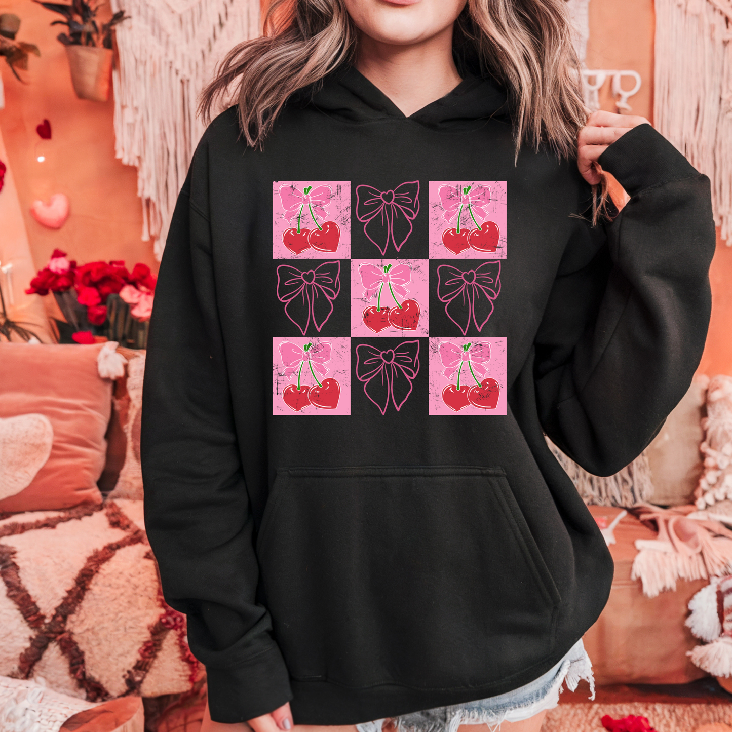 Sweet Cherries & Bows Hoodie