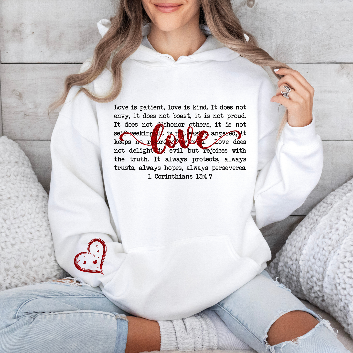 Love Is Patient Hoodie