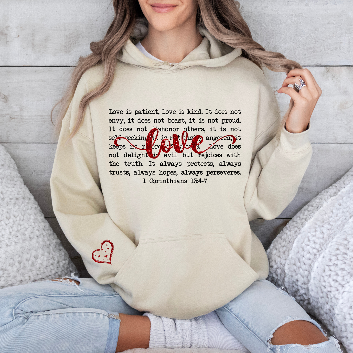 Love Is Patient Hoodie
