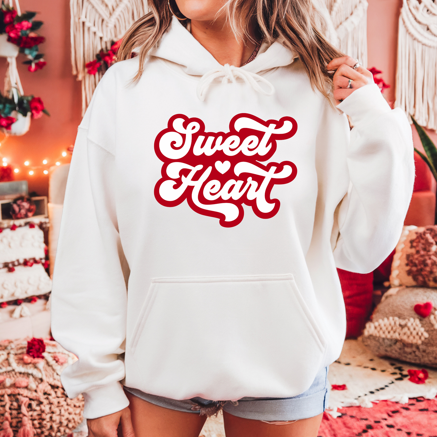Sweet Heart Valentine's Day Hoodie