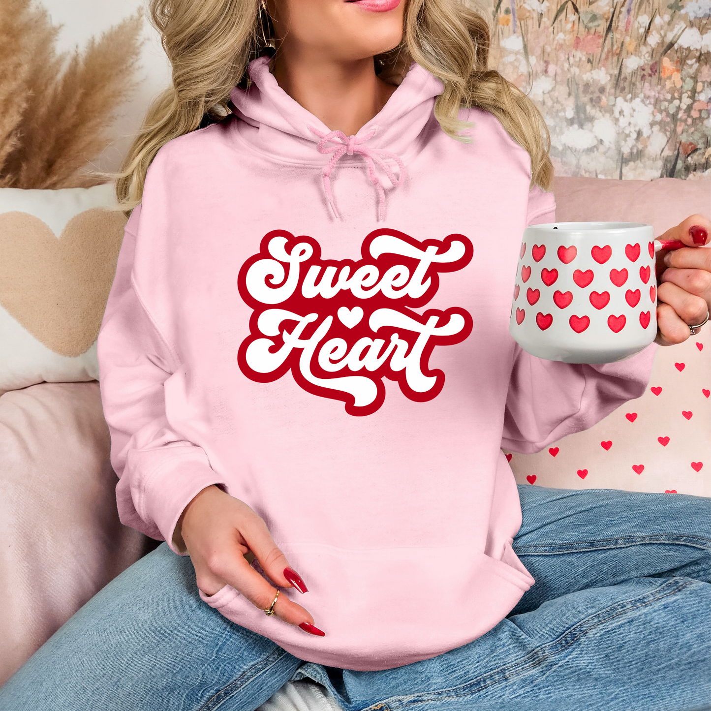 Sweet Heart Valentine's Day Hoodie