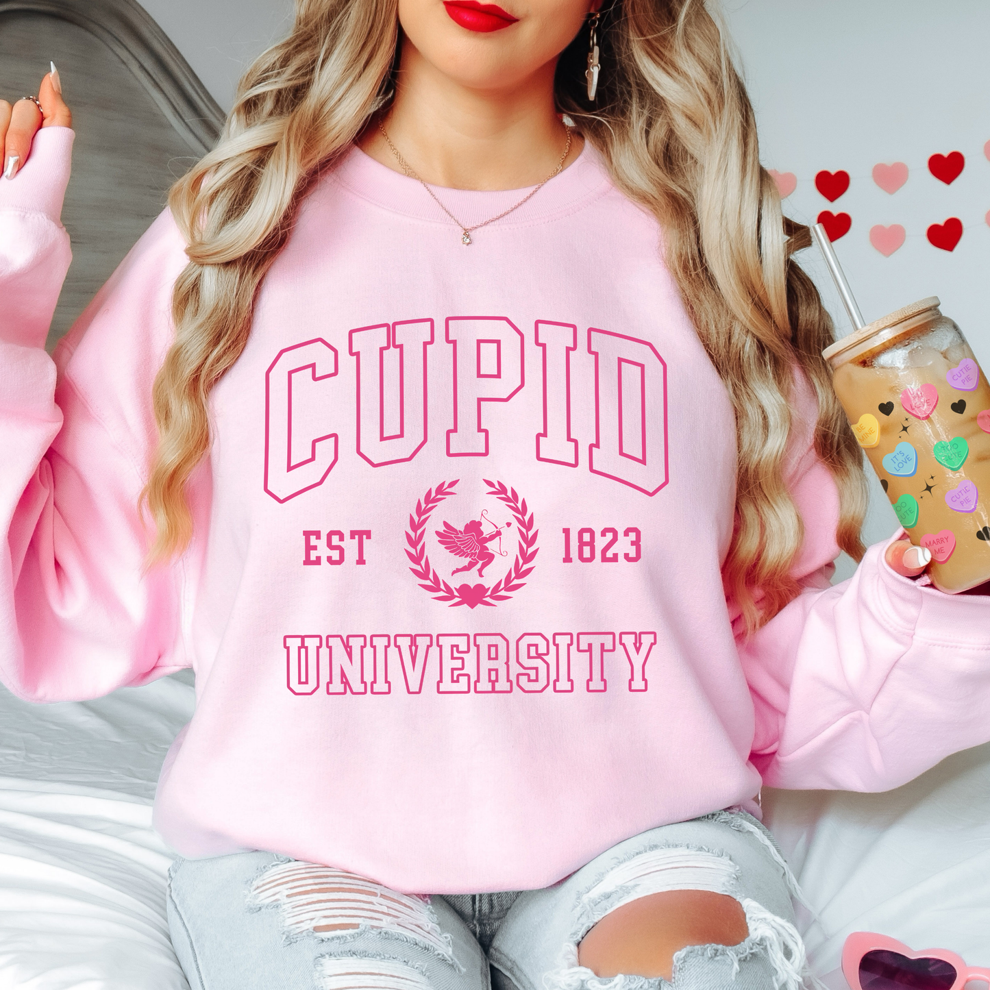 Cupid University Sweatshirt – Enroll in Love 101