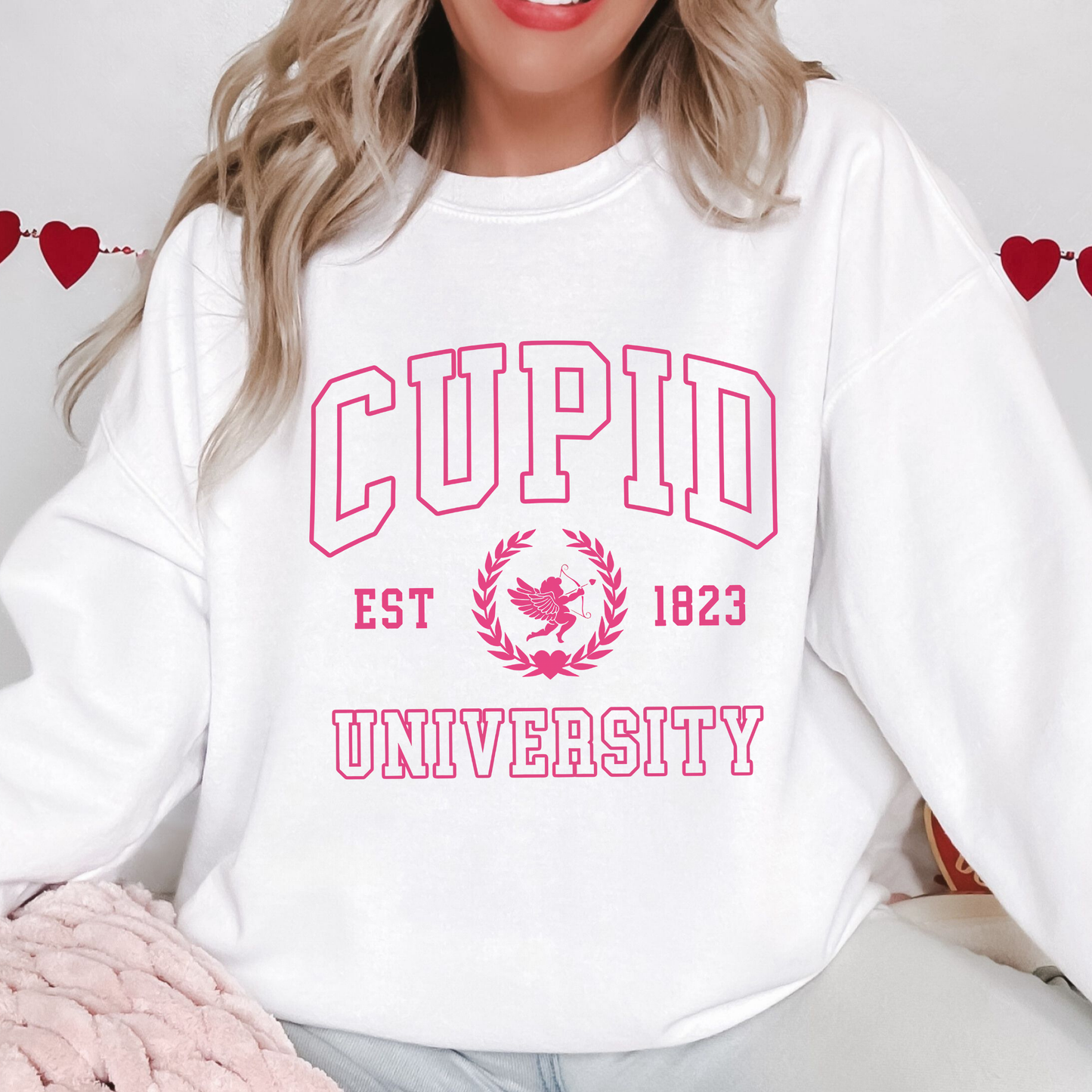 Cupid University Sweatshirt – Enroll in Love 101