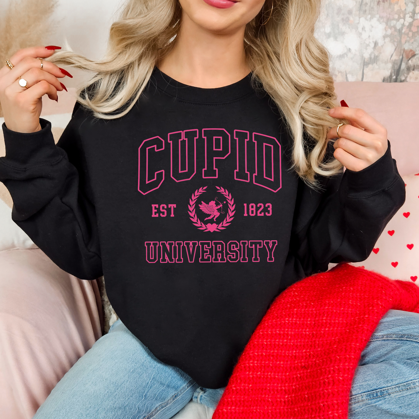 Cupid University Sweatshirt – Enroll in Love 101