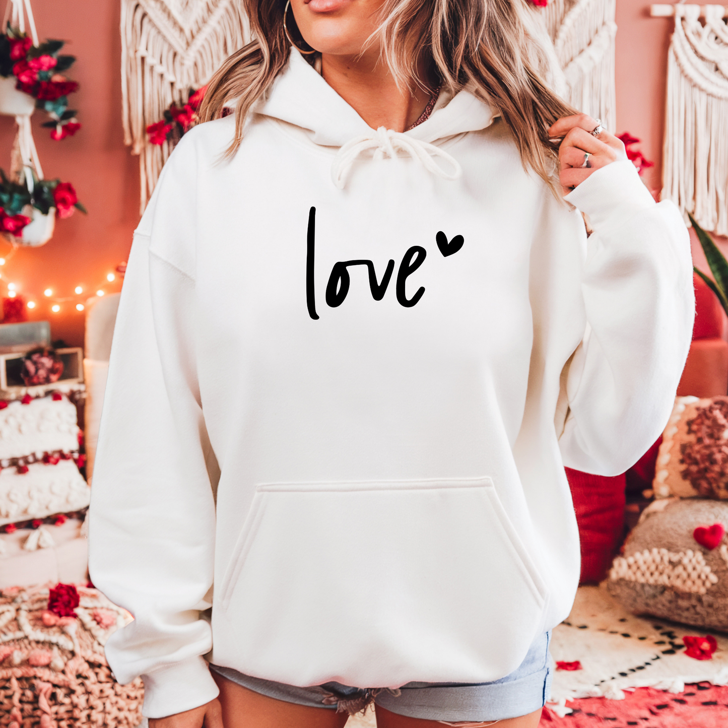 Minimalist Love Hoodie