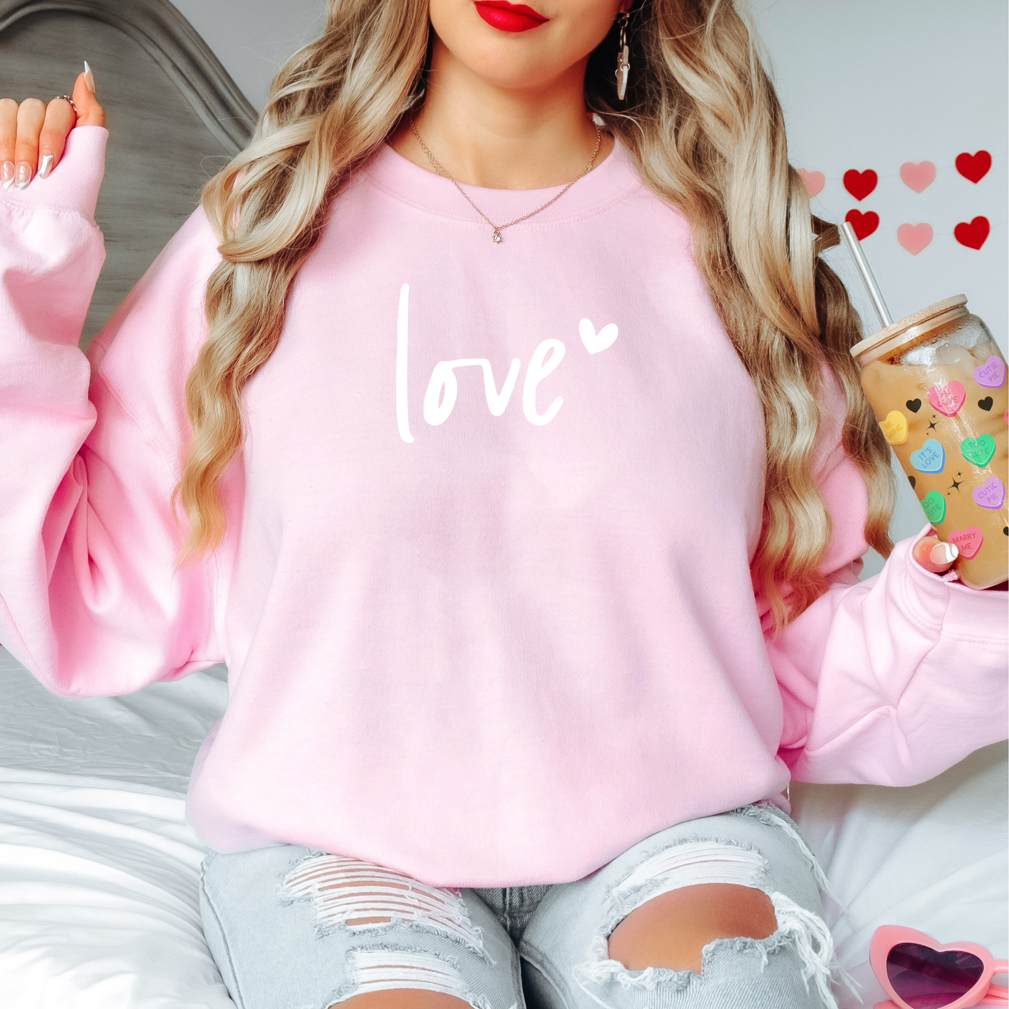 Minimalist “Love” Sweatshirt