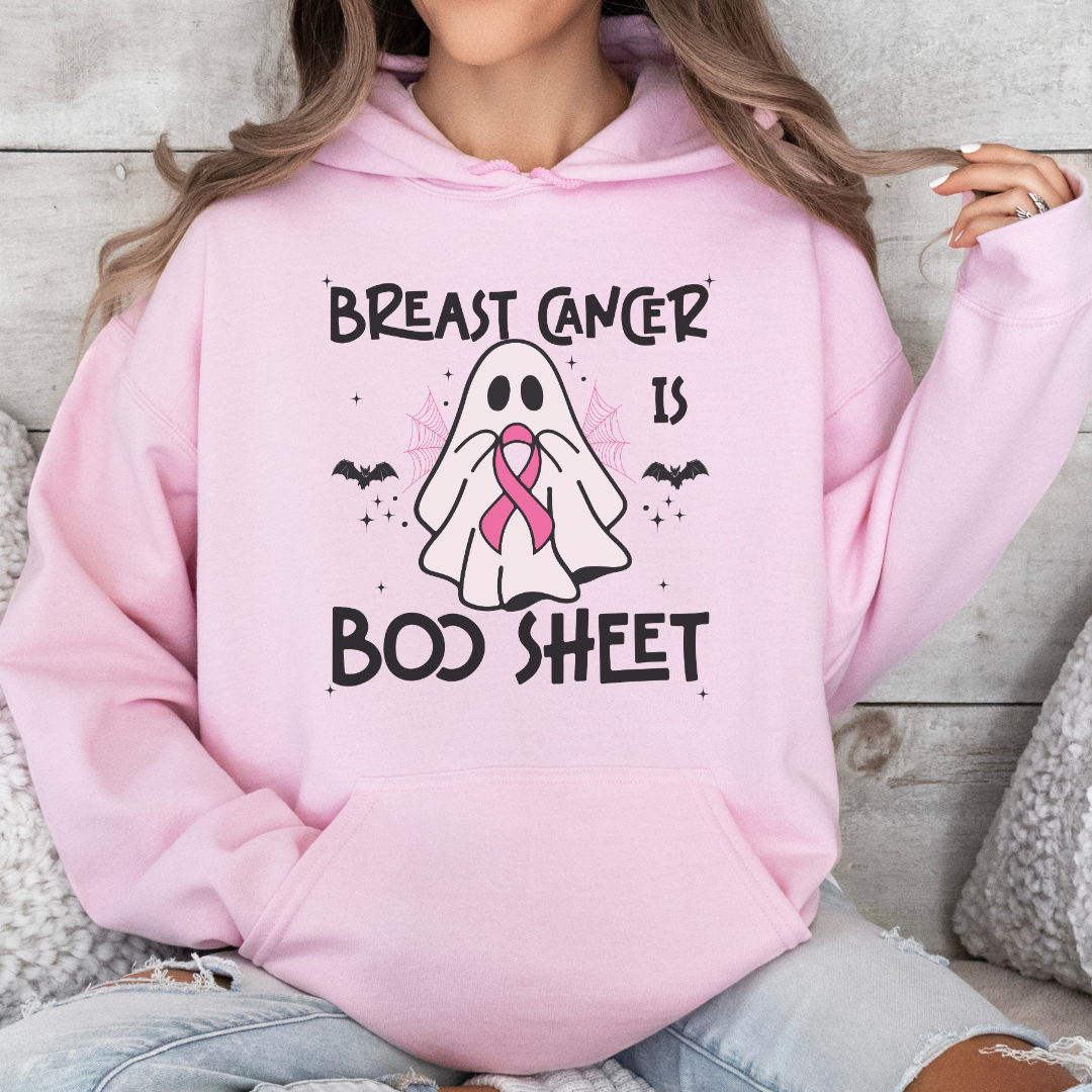 Cancer is Boo Sheet Hoodie