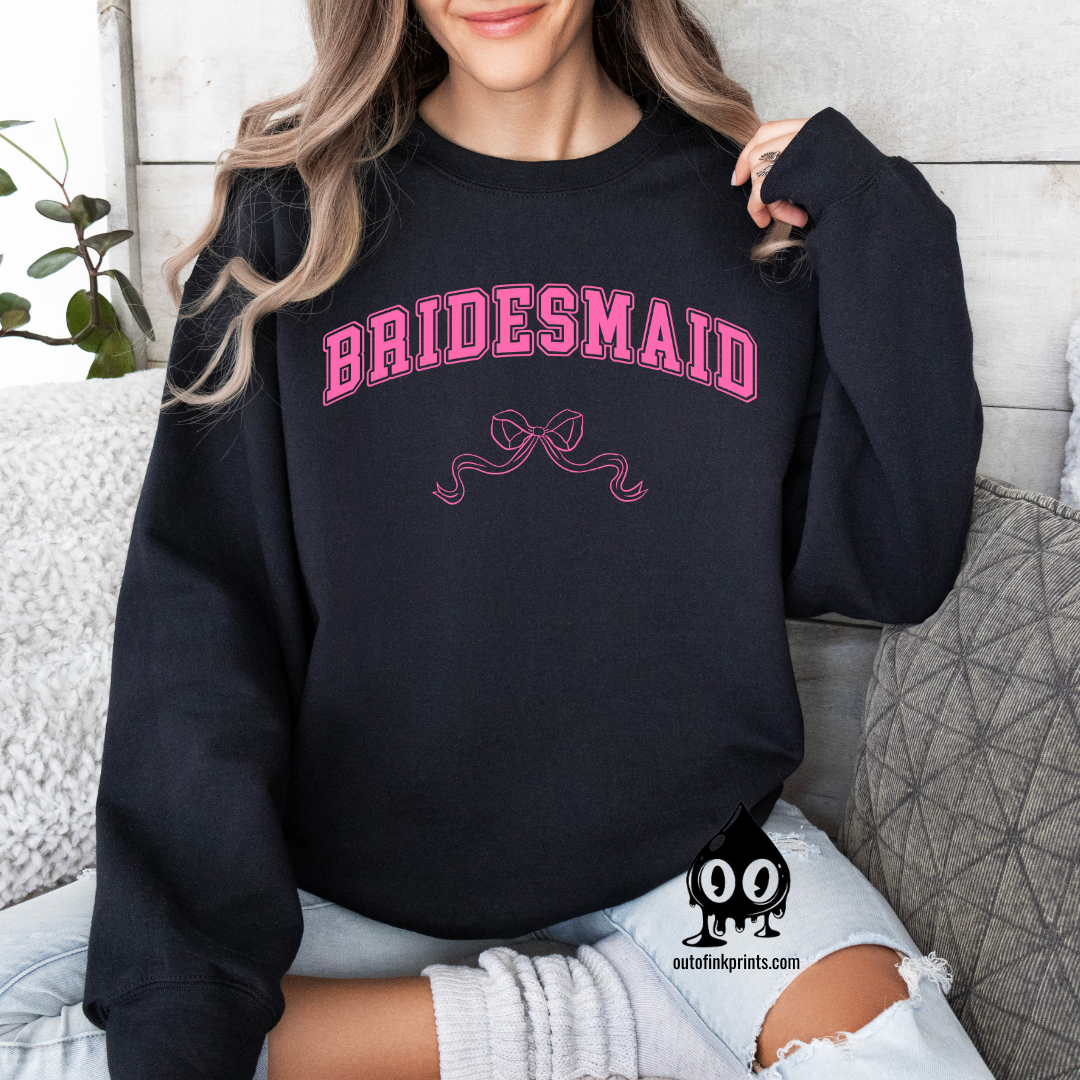 Bridesmaid Bow Sweatshirt