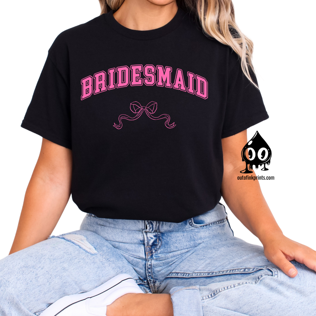 Bridesmaid Bow T-Shirt