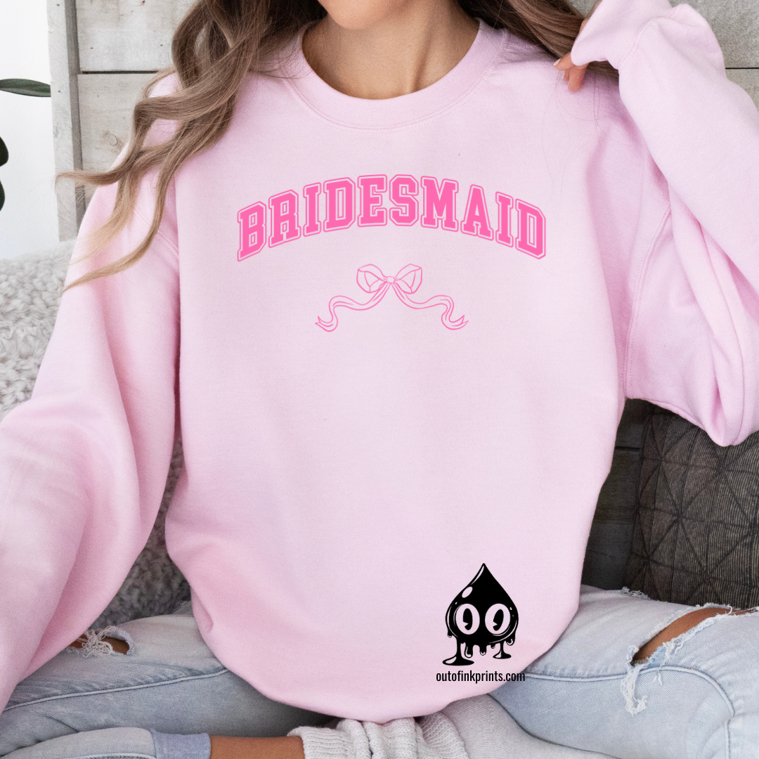 Bridesmaid Bow Sweatshirt