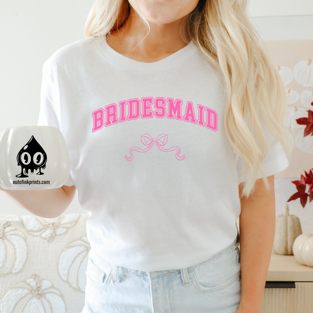 Bridesmaid Bow T-Shirt