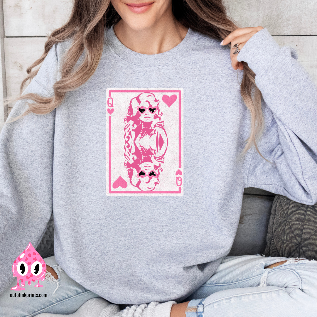 Dolly Queen of Hearts Sweatshirt