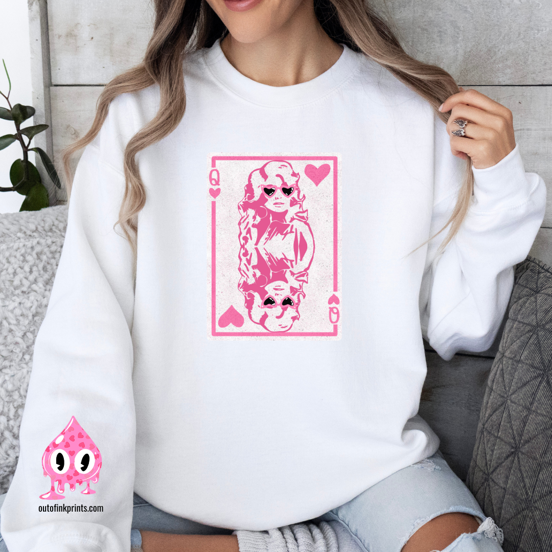 Dolly Queen of Hearts Sweatshirt