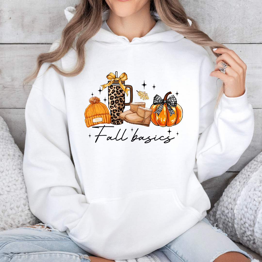 Fall Basics Hoodie – Cozy & Chic Autumn Essentials Hoodie