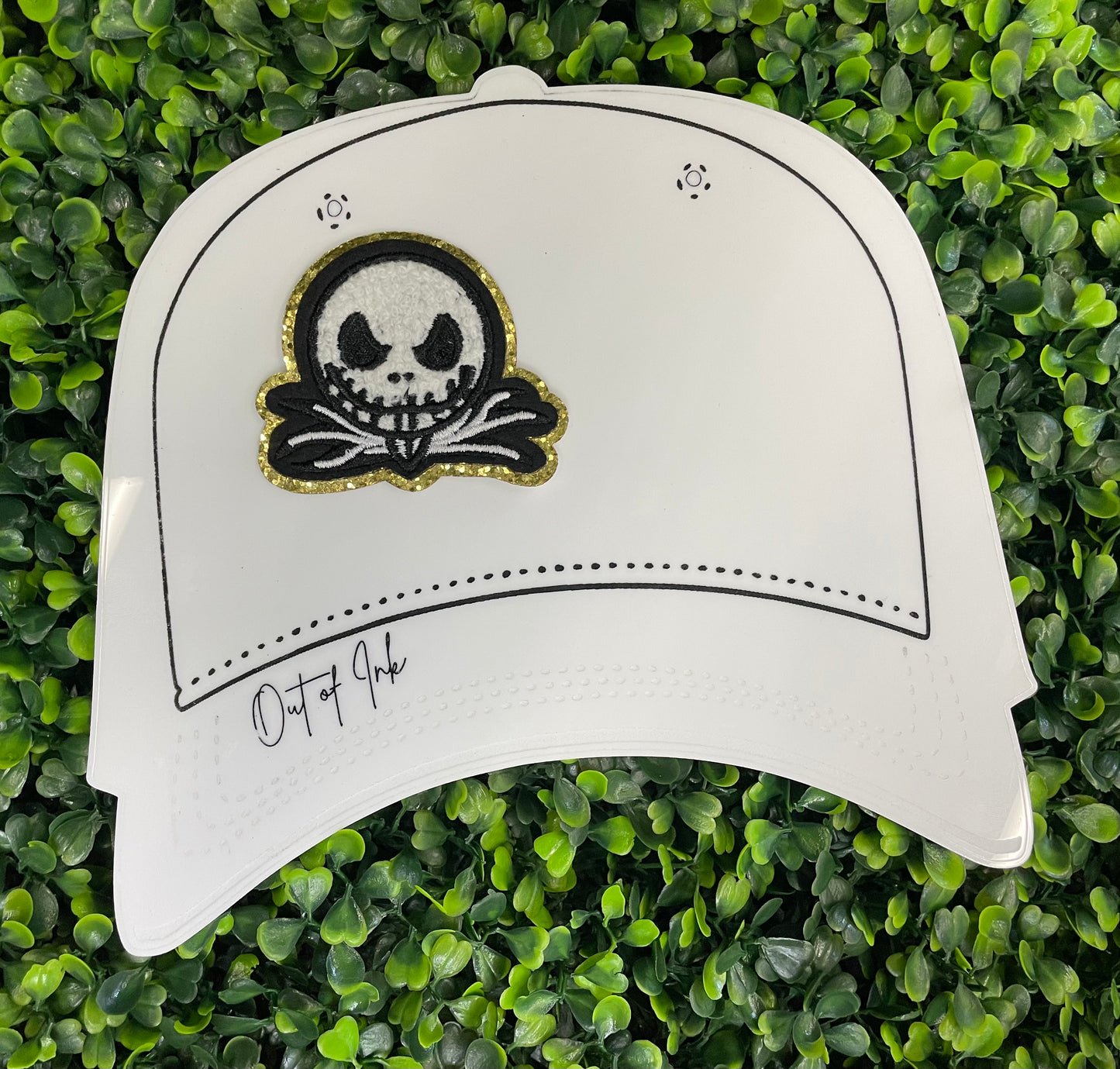 Skeleton Embroidered Patch