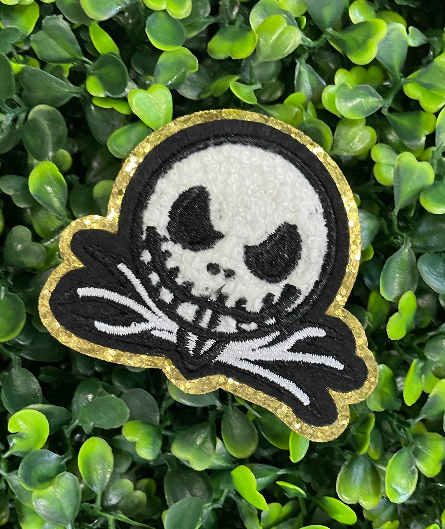 Skeleton Embroidered Patch