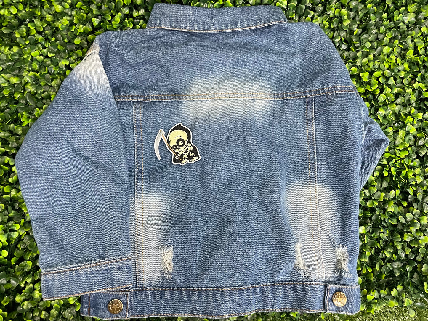 Grim Reaper Embroidered Patch