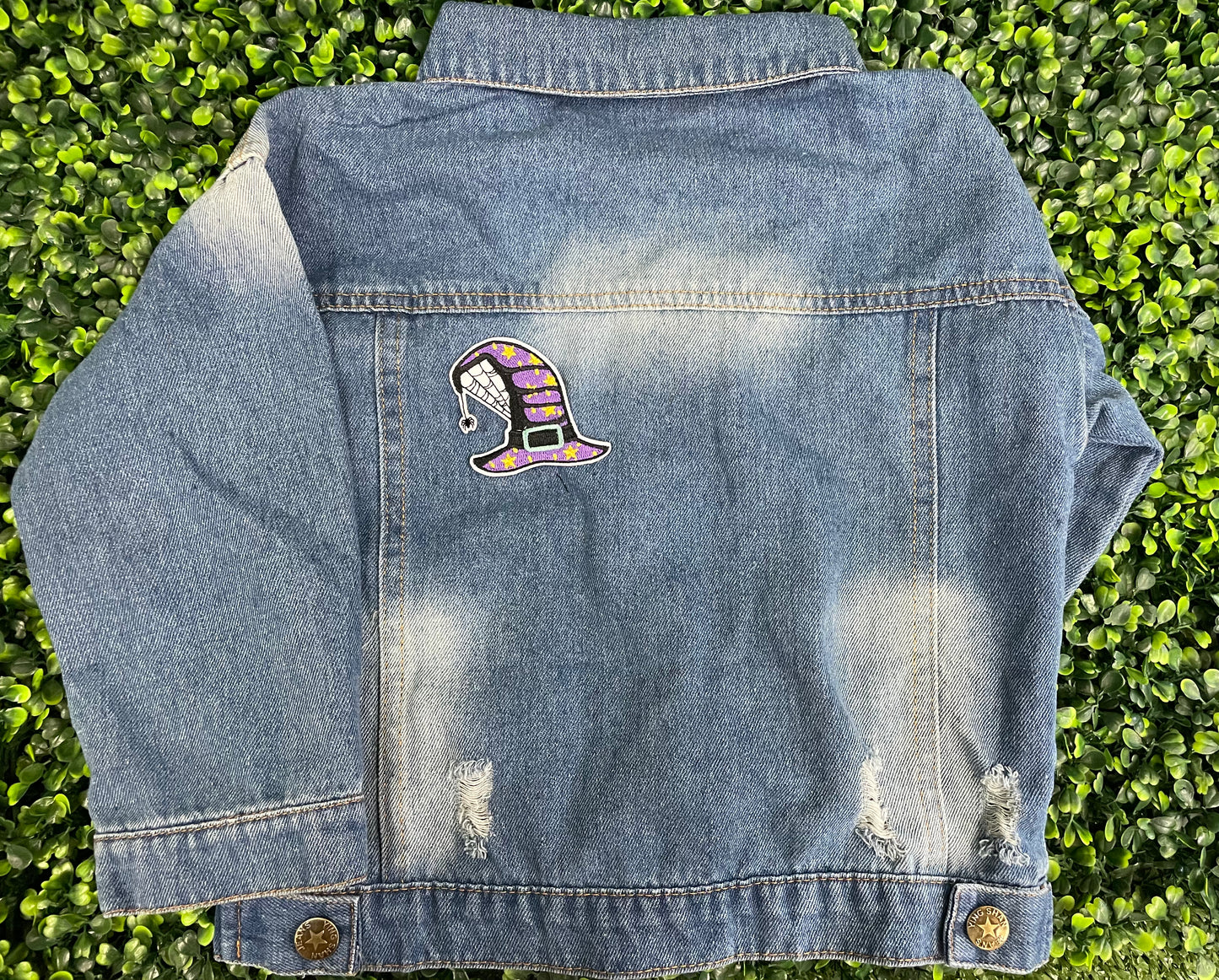 Whimsical Witch Hat Embroidered Patch