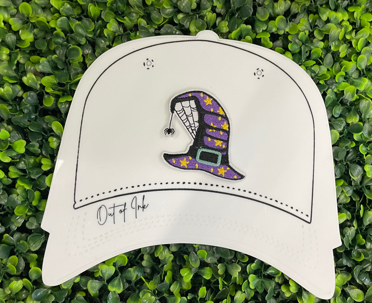 Whimsical Witch Hat Embroidered Patch