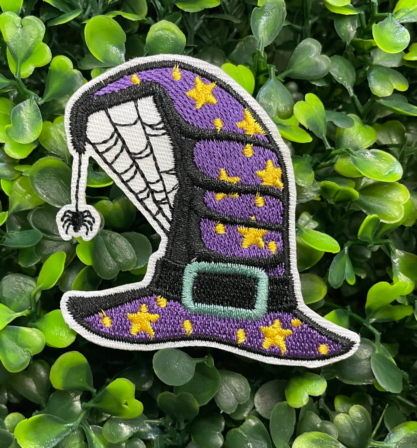 Whimsical Witch Hat Embroidered Patch