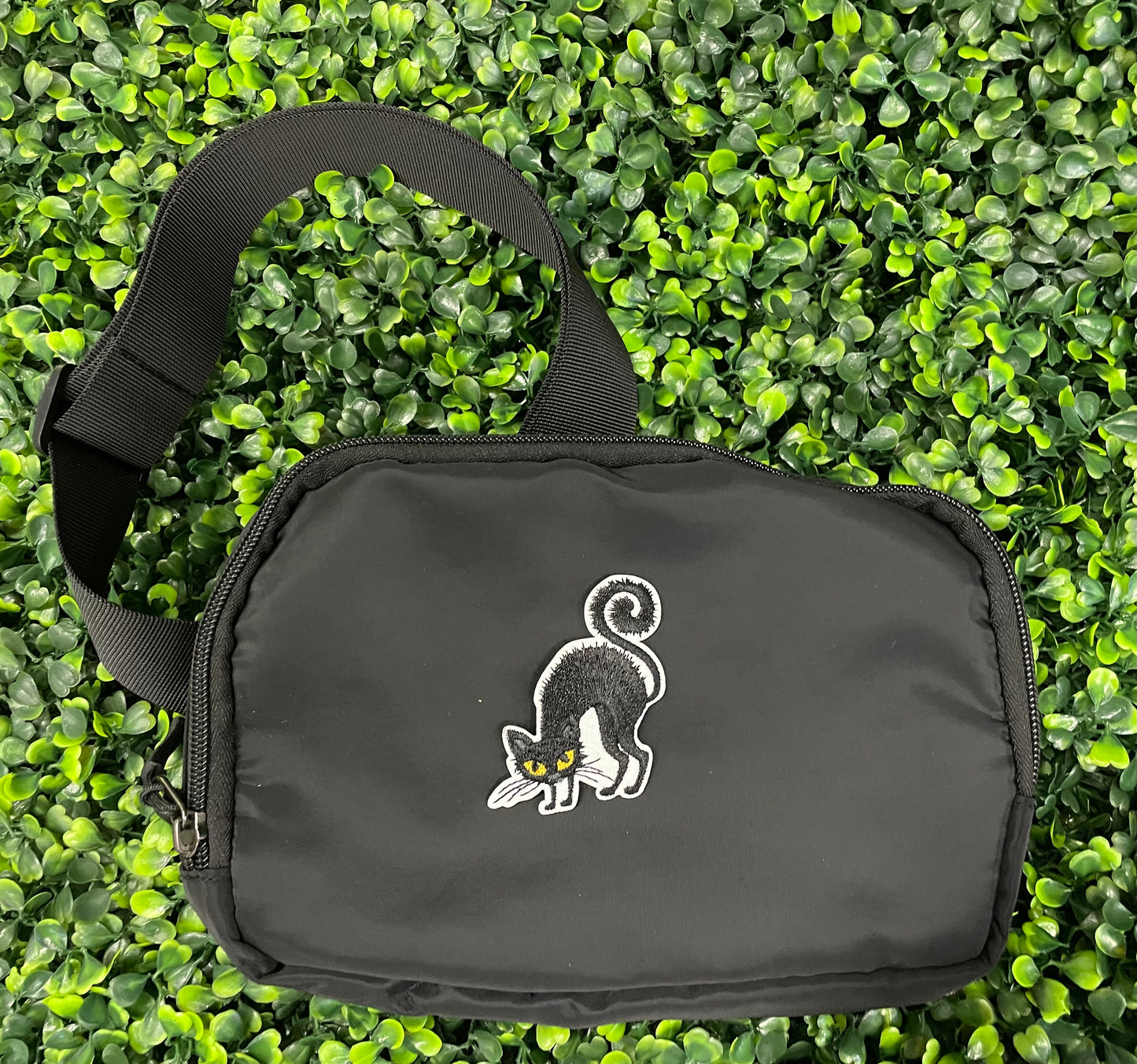 Black Cat Embroidered Patch