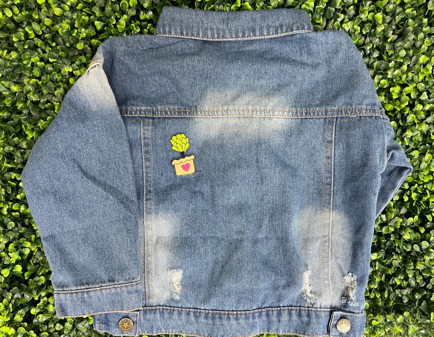 Coquette Succulent Embroidered Patch