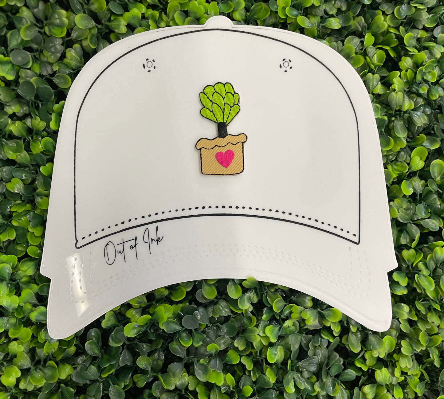 Coquette Succulent Embroidered Patch