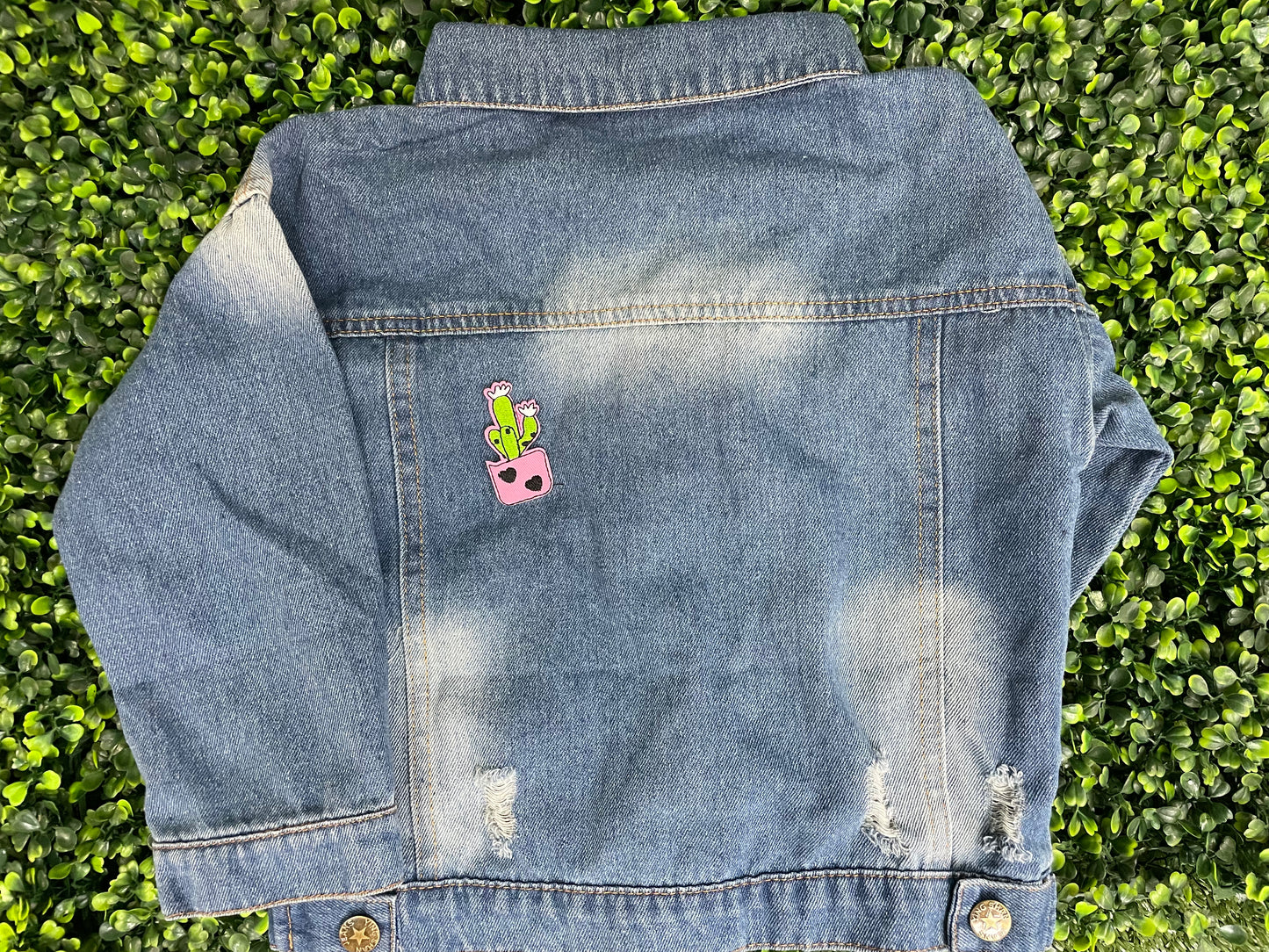 Love Cactus Embroidered Patch