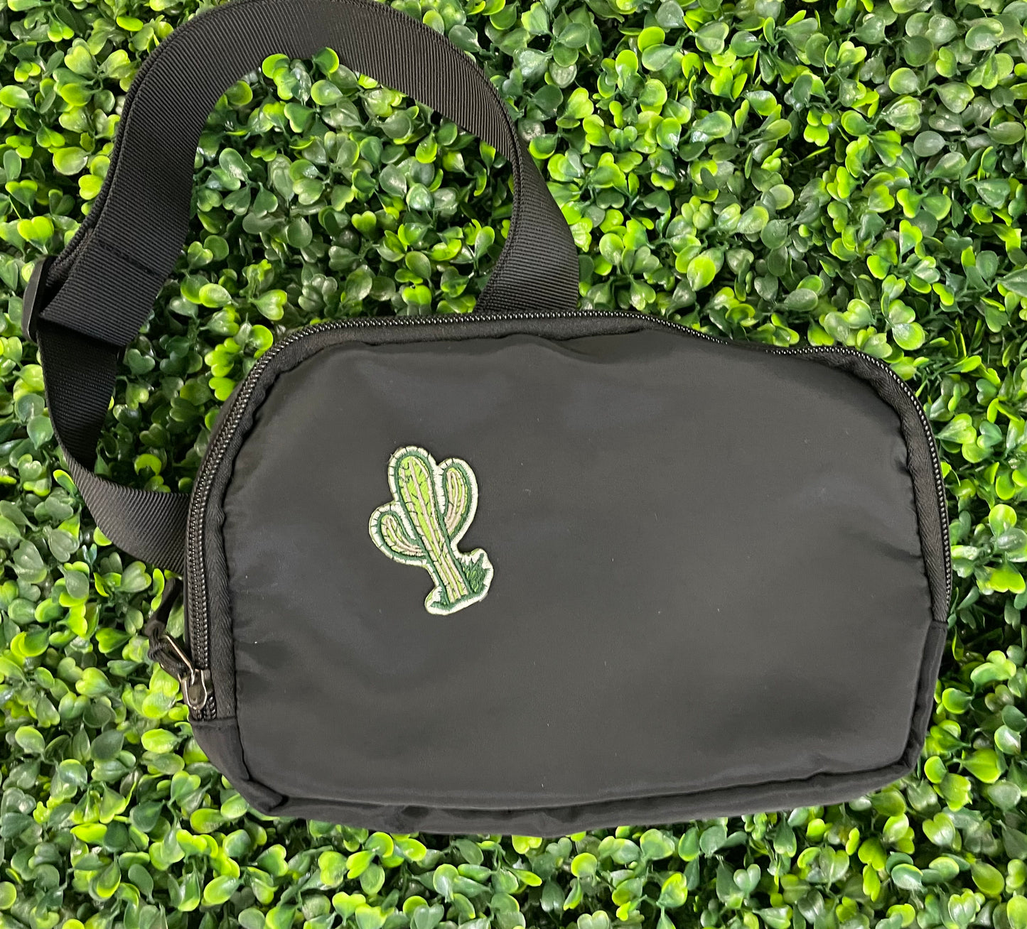 Green Cactus Embroidered Patch