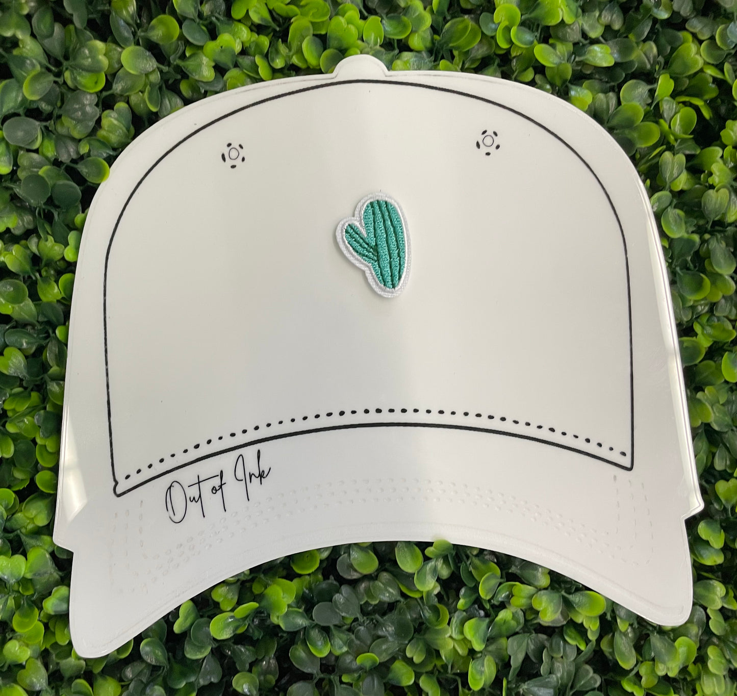 Tiny Heart Cactus Embroidered Patch