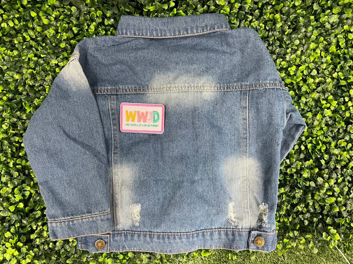 WWJD Colorful Embroidered Patch