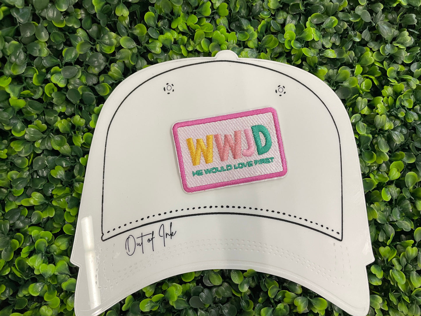 WWJD Colorful Embroidered Patch
