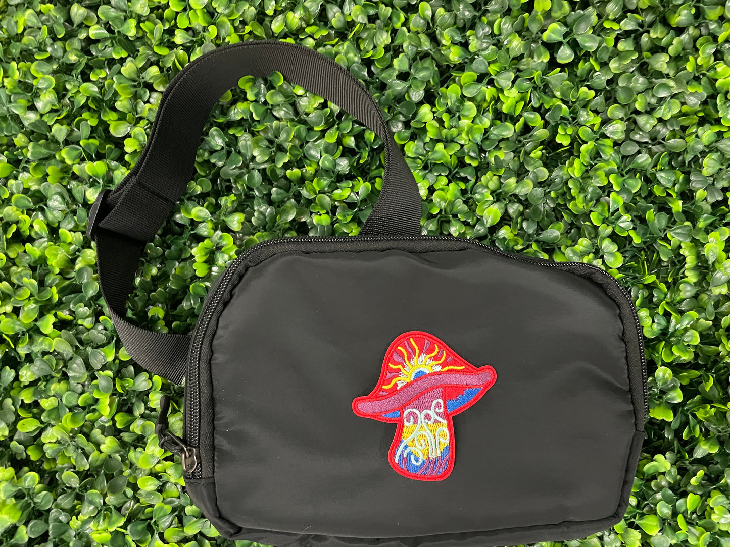 Colorful Mushroom Embroidered Patch