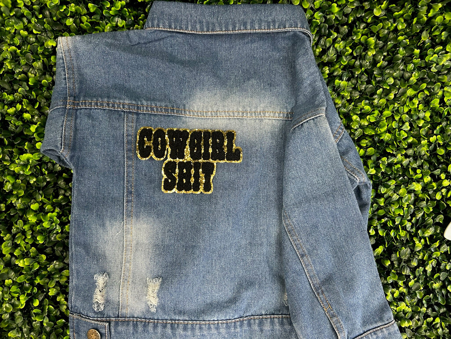 Cowgirl Shit Chenille Patch