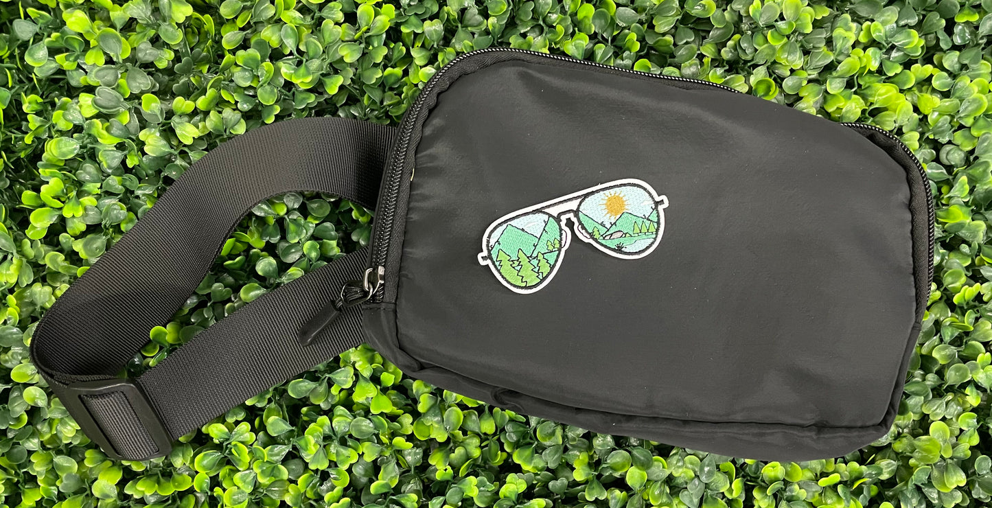 Aviator Sunglasses Embroidered Patch