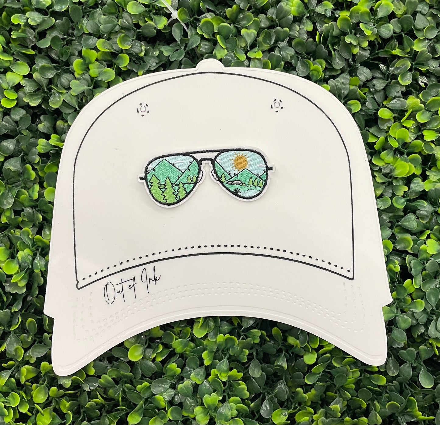 Aviator Sunglasses Embroidered Patch