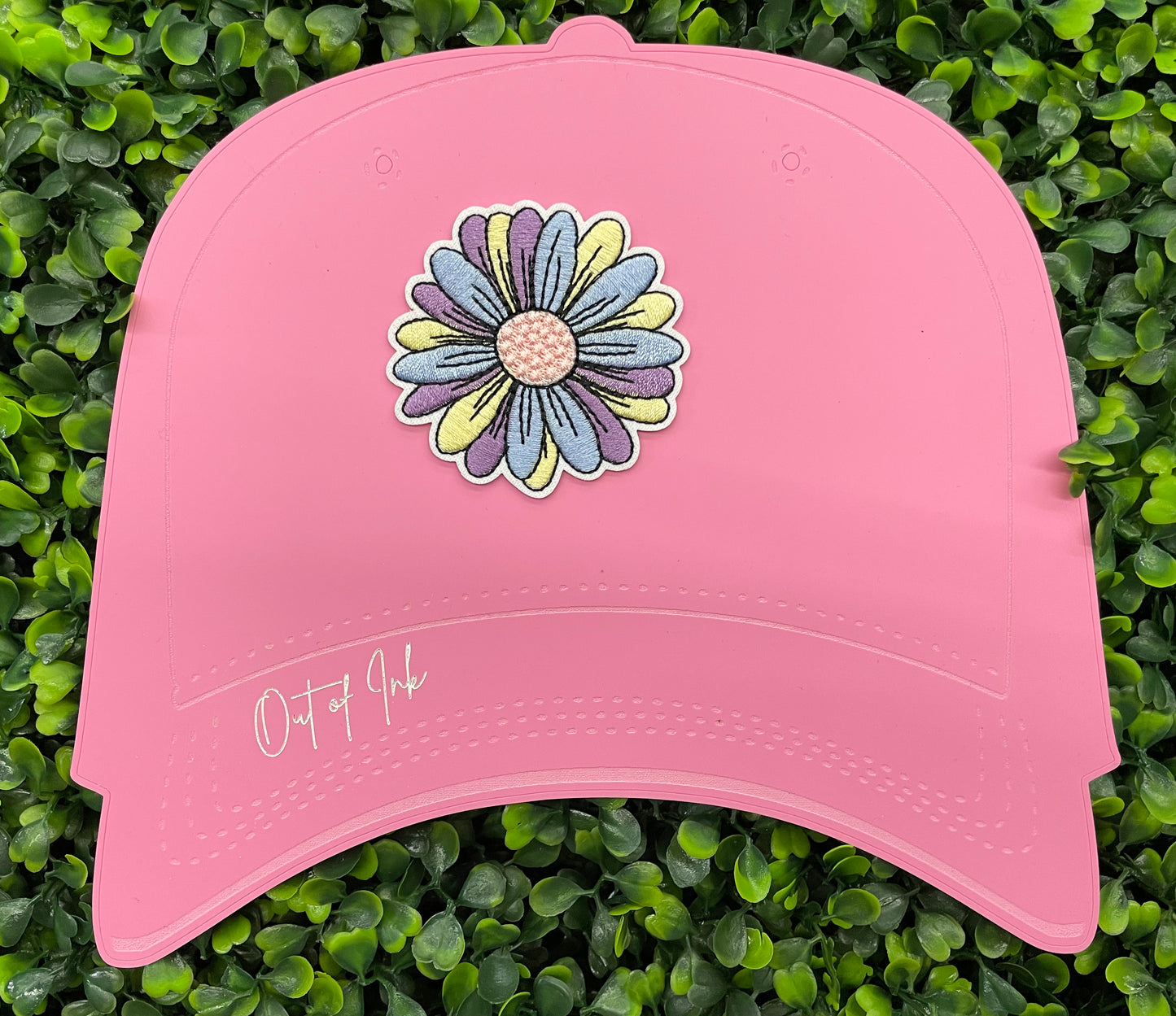 Colorful Daisy Embroidered Patch