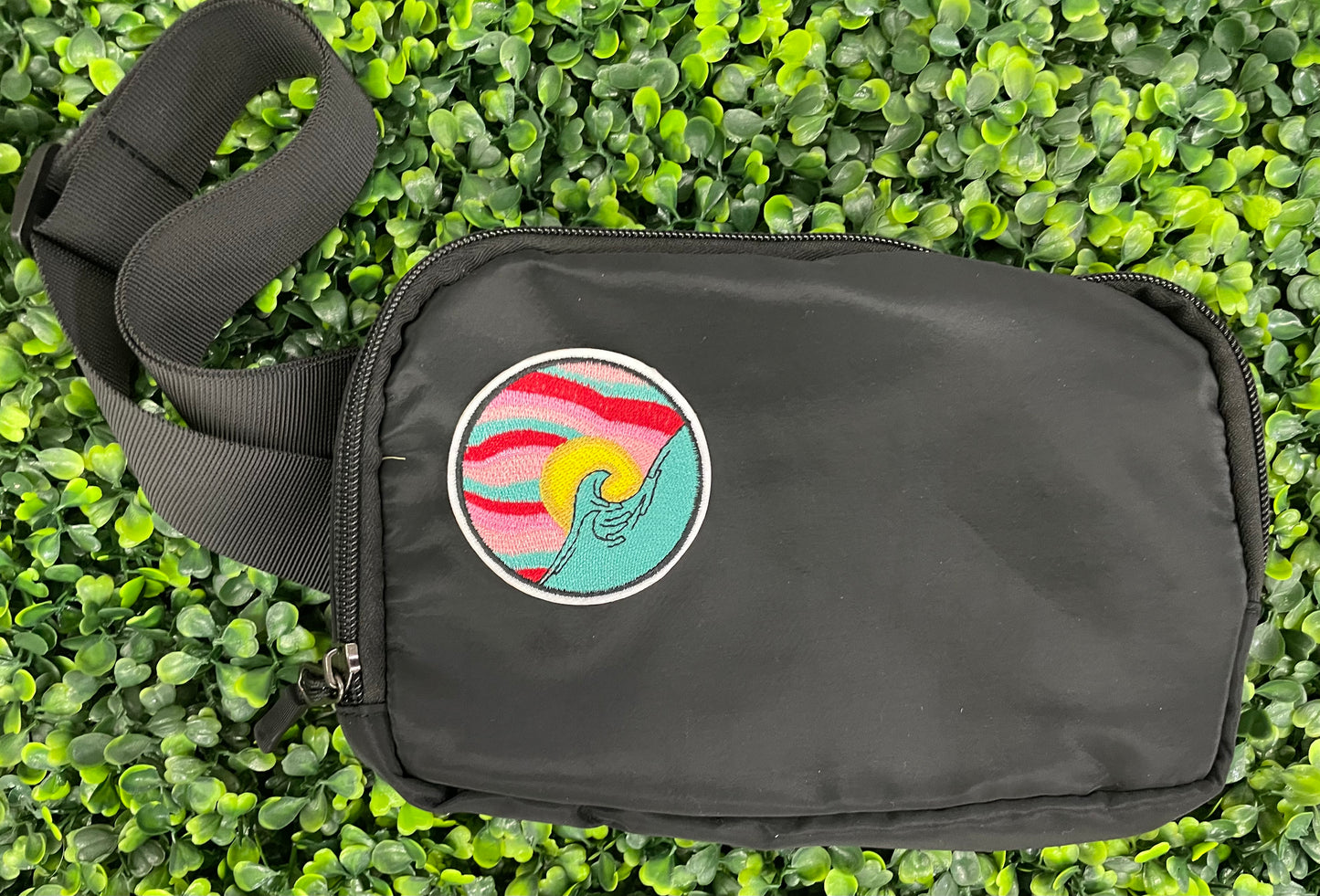 Sunset Wave Embroidered Patch