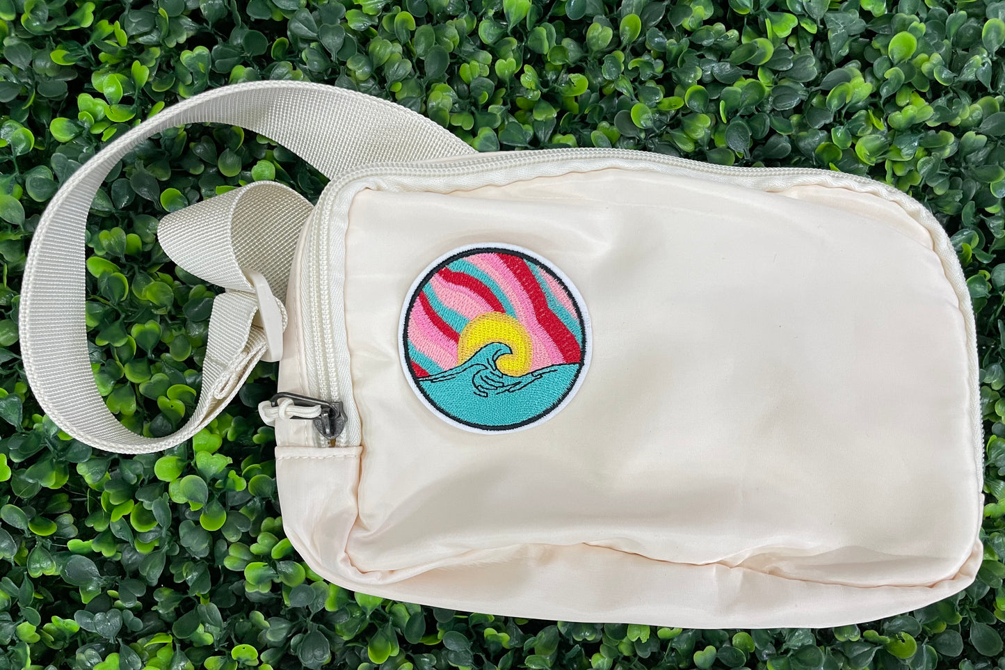 Sunset Wave Embroidered Patch