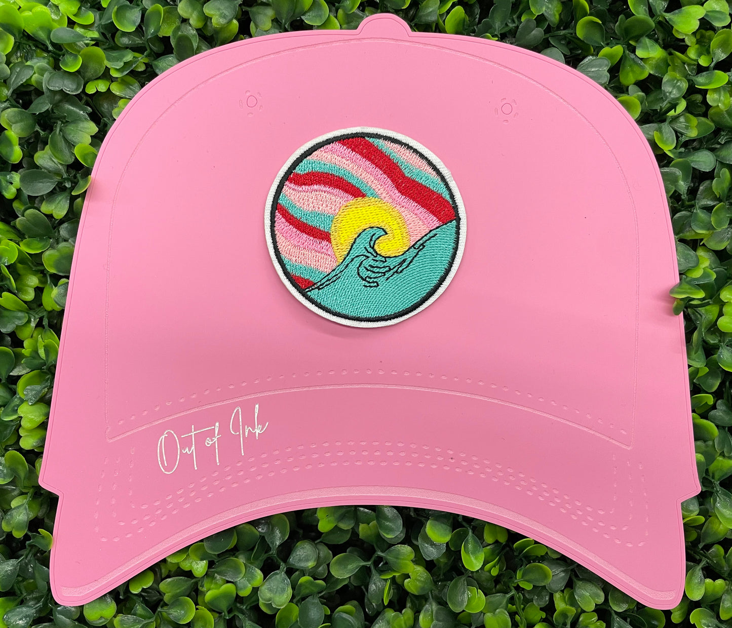 Sunset Wave Embroidered Patch