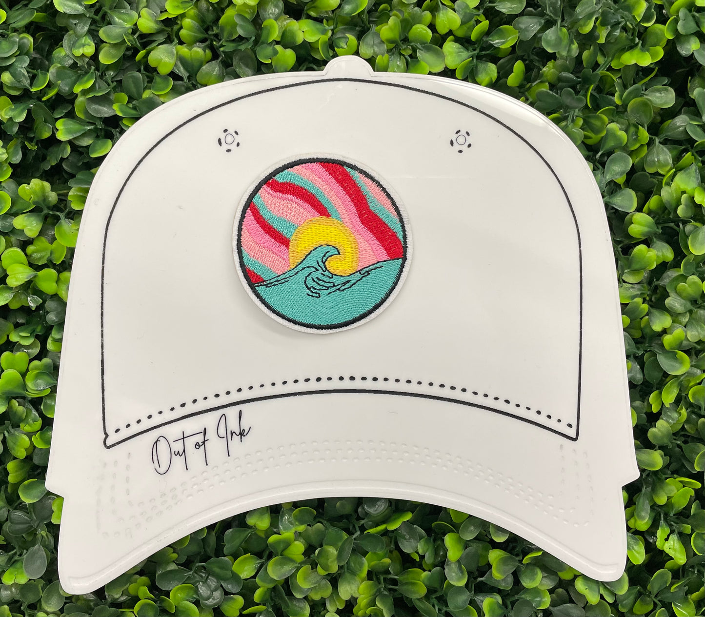 Sunset Wave Embroidered Patch