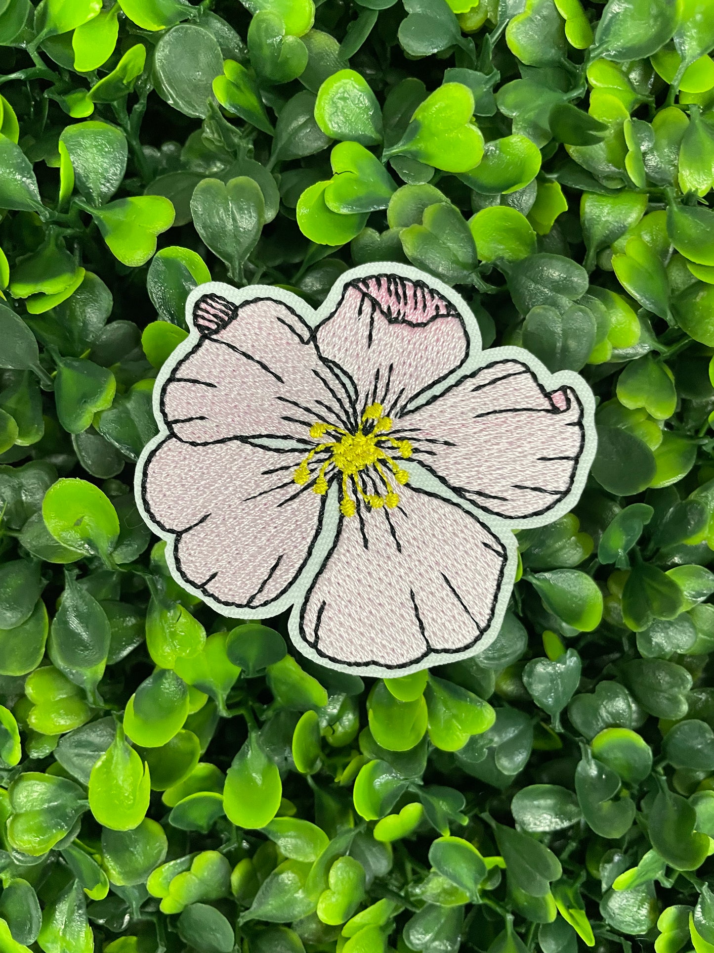 Blush Bloom Embroidered Patch