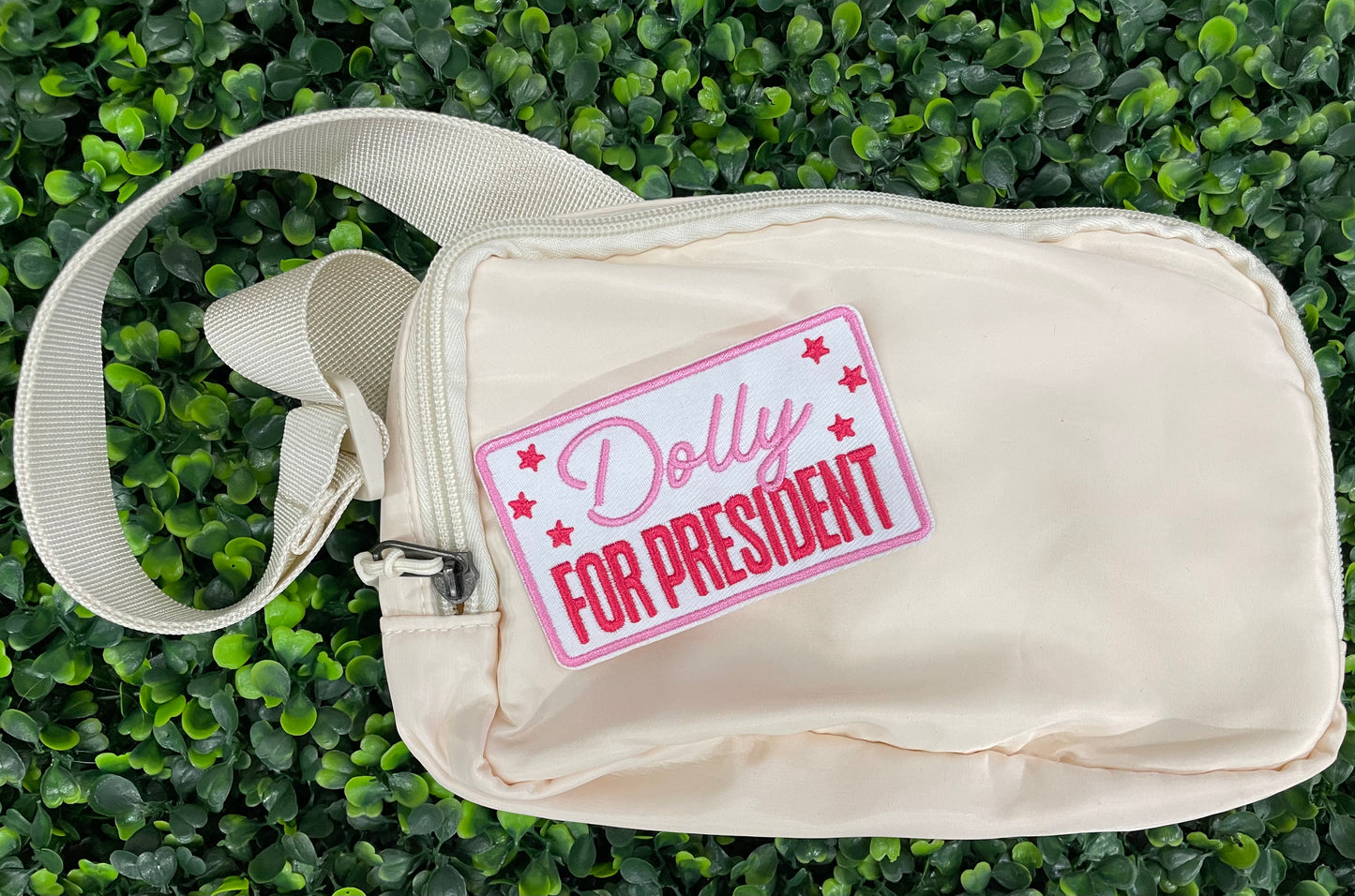 Dolly For President Embroidered Patch